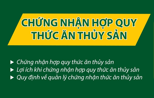 Chứng nhận hợp quy thức ăn thủy sản