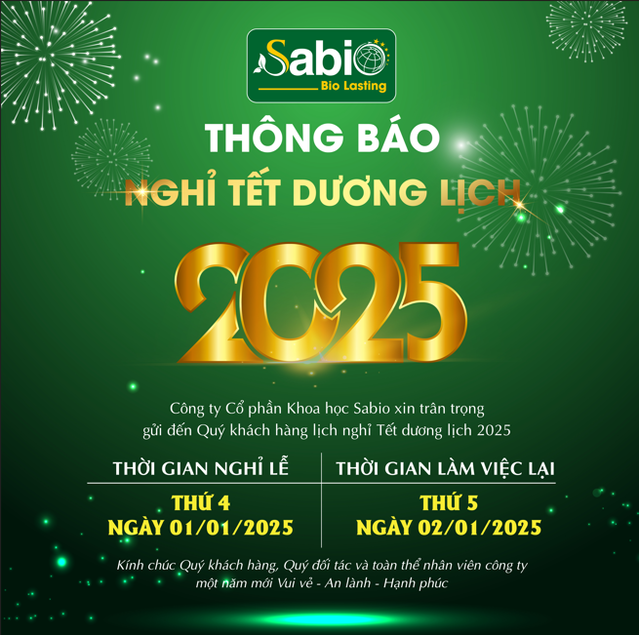 THÔNG BÁO NGHỈ TẾT DƯƠNG LỊCH 2025